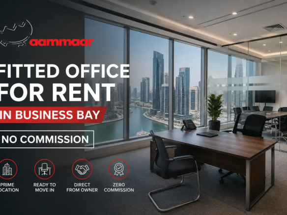 Fitted Office for Rent in Business Bay No Commission