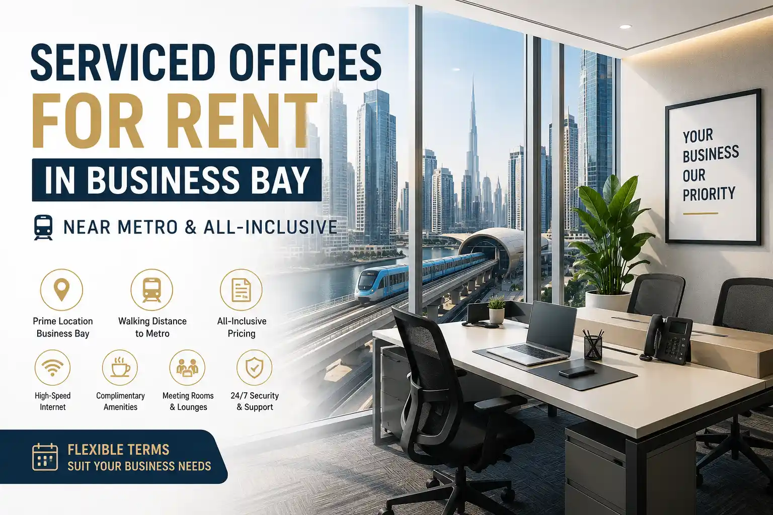 serviced offices for rent in business bay